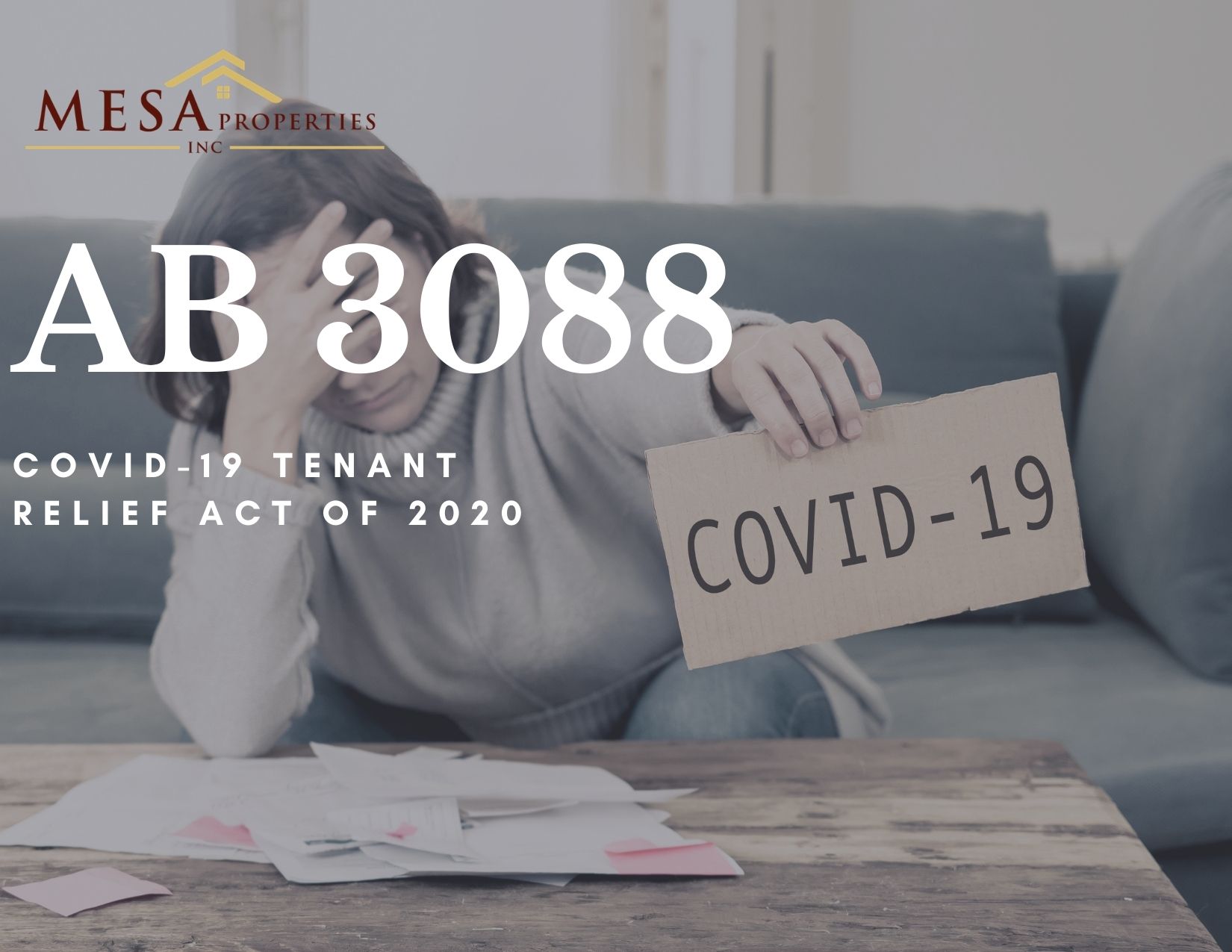 AB3088 - No Evictions In The Inland Empire And High Desert Until 2021?